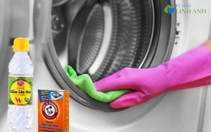 5 phương pháp vệ sinh máy giặt đơn giản không cần tháo lồng